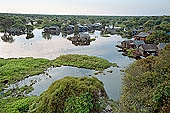 Tonle Sap - Prek Toal floating village - floating houses